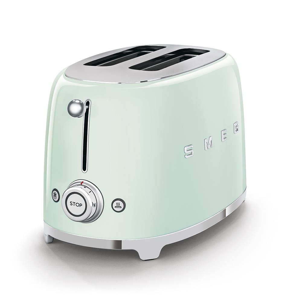 Smeg 2 Slice Toaster - Pastel Green